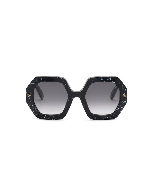 Sunglasses Butterfly Plein First Lady Exclusive black / white