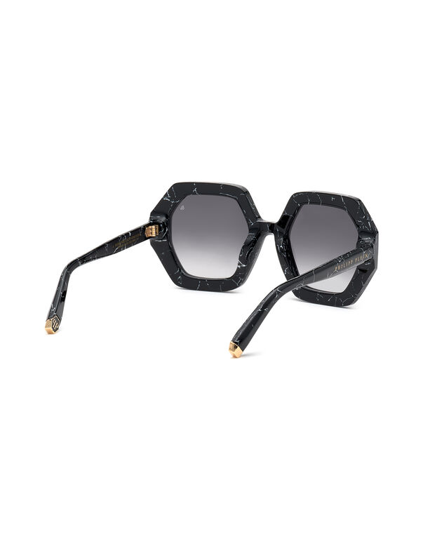 Sunglasses Butterfly Plein First Lady Exclusive black / white
