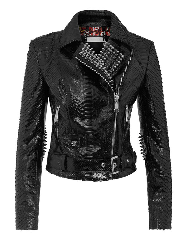 Leather Biker Studs black