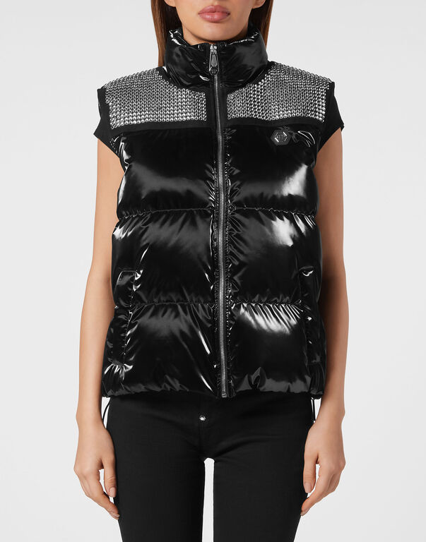 Crystal Down Jacket Vest black