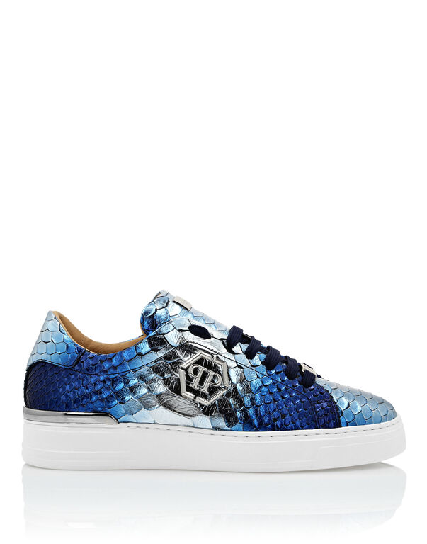 Python Lo-Top Sneakers blu/silver
