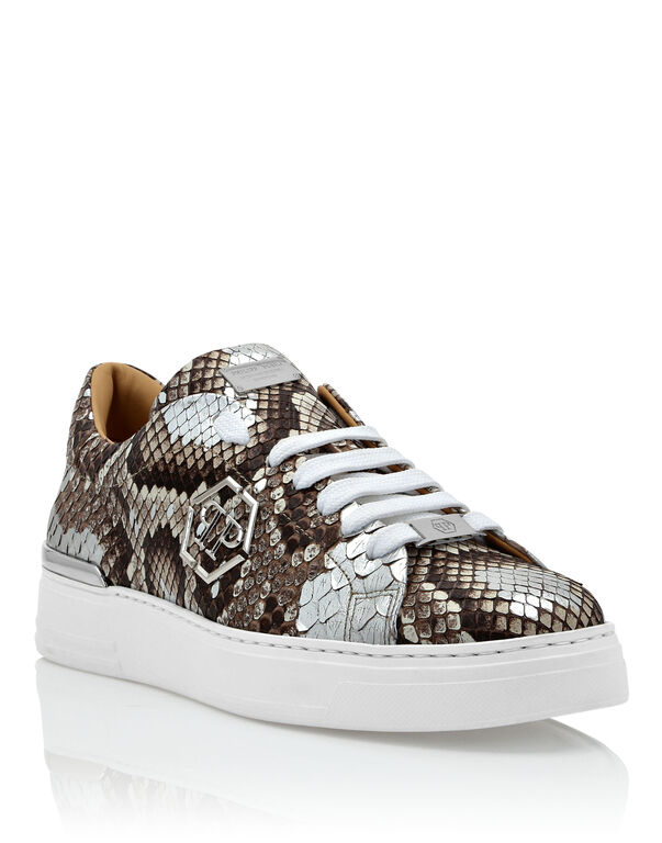 Python Lo-Top Sneakers Silver