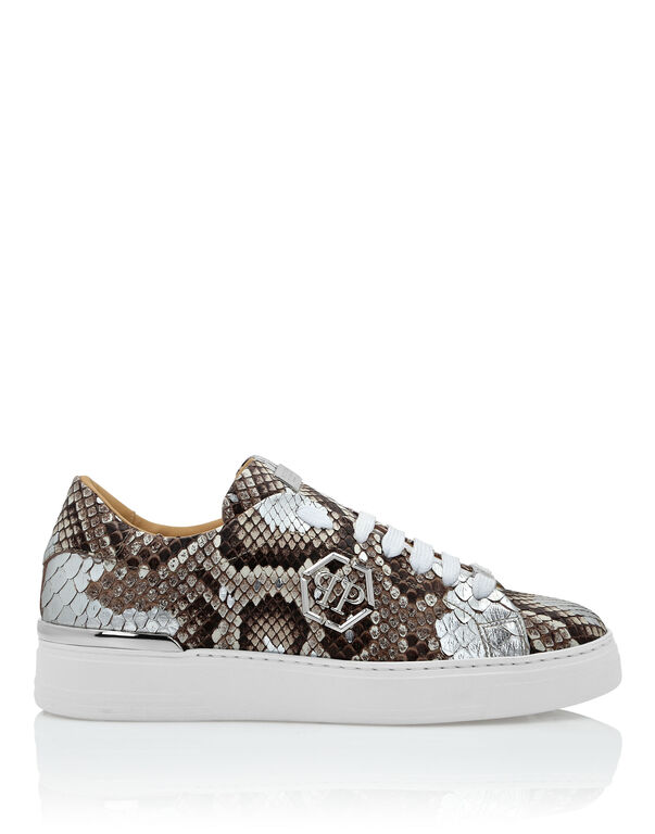 Python Lo-Top Sneakers Silver
