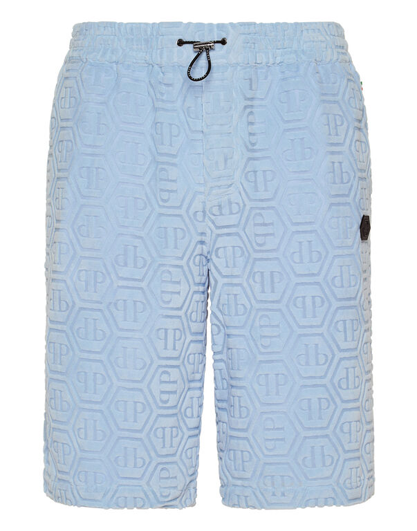 Short Trousers Cool Kid Fit Jacquard light blue