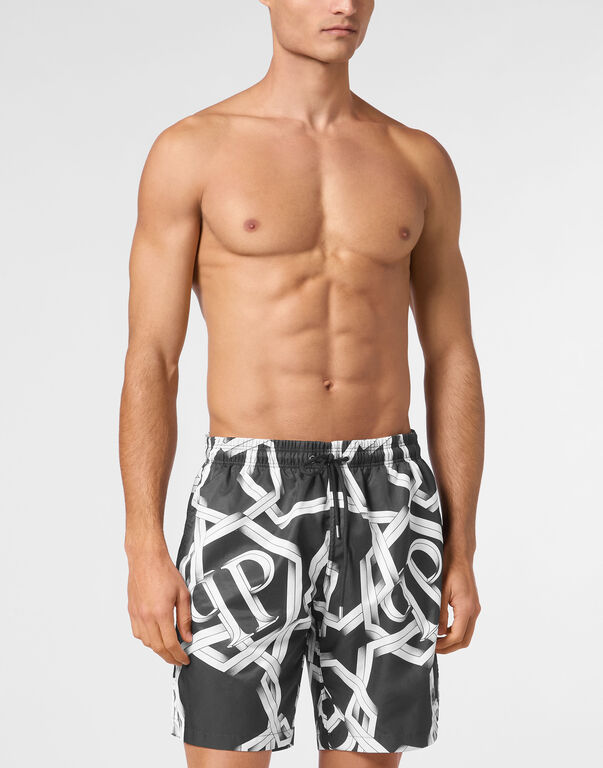 Jogging Shorts PP Chains black