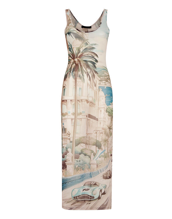 Long Dress Tanktop multicolor