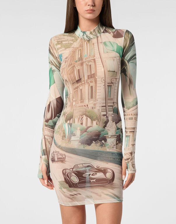 Long Dress Racing multicolor